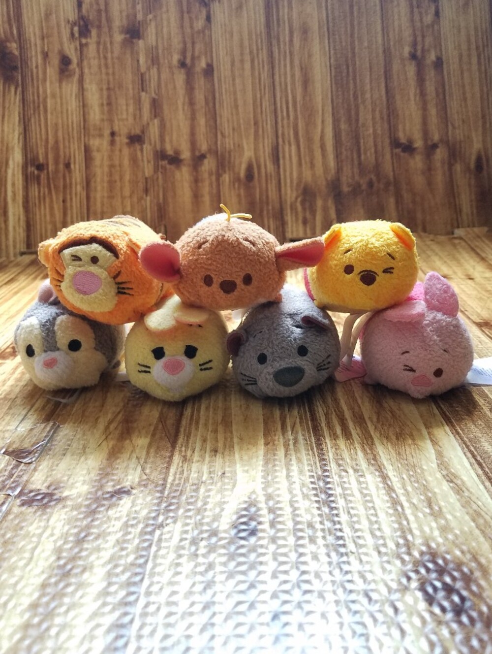 Disney Store Tsum Tsum Winnie The Pooh Mini Plush 7 Set Bundle